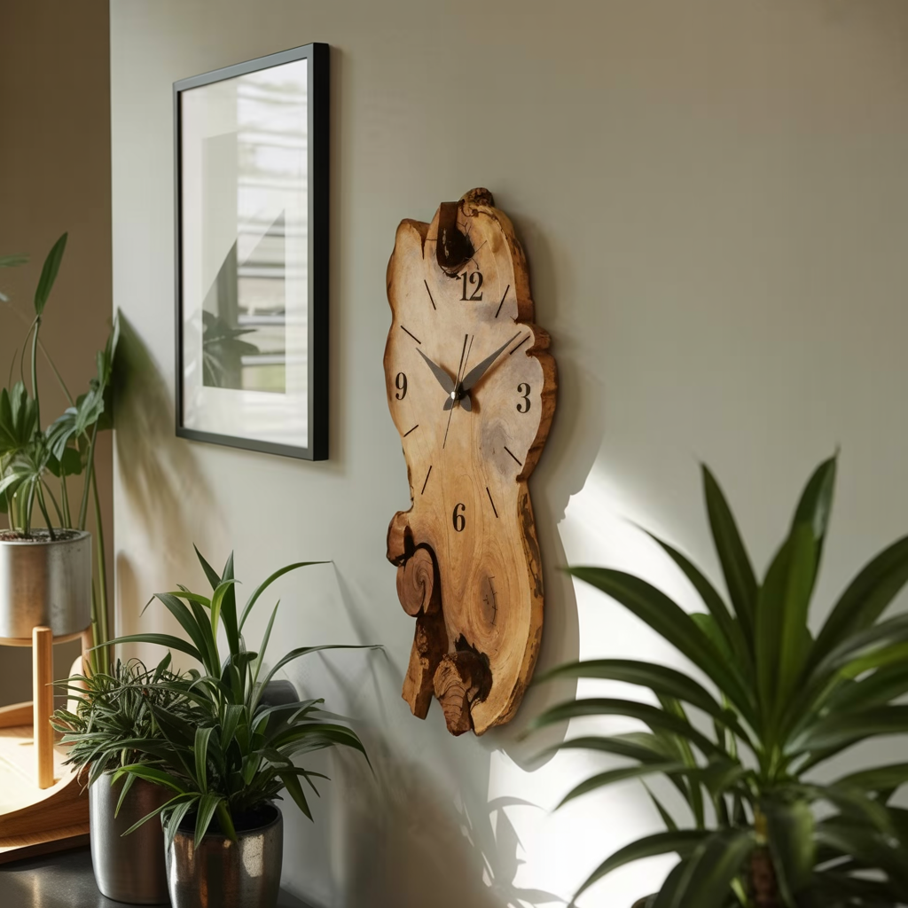 Rustic Wall Clock For Living Room Decor