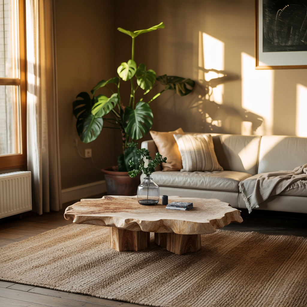 Handcrafted Coffee Table For Unique Living Room