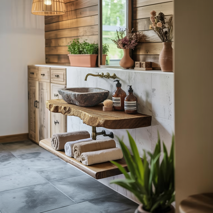 Handcrafted Bathroom Vanity Furniture Decor Upgrade