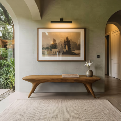 Modern Minimalist Entryway Bench For Hallway Or Bedroom Seating