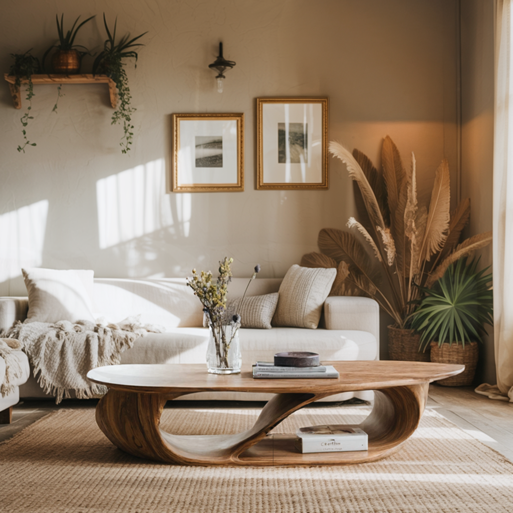 Rustic Coffee Table For Handmade Furniture Decor