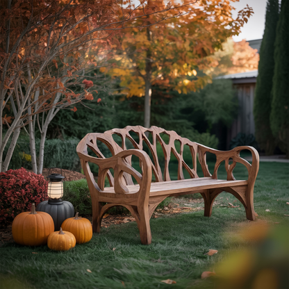 Handcrafted Halloween Patio Chair For Festive Outdoor Halloween Decor