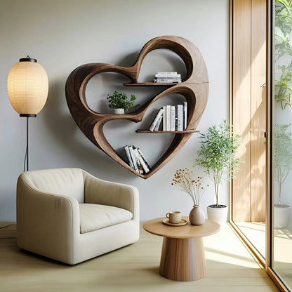 Rustic Live Edge Bookshelf For Cozy Bedroom Appeal