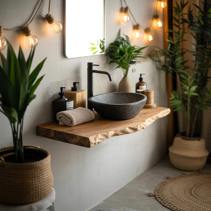 Mid Century Bathroom Vanity Decorating Ideas