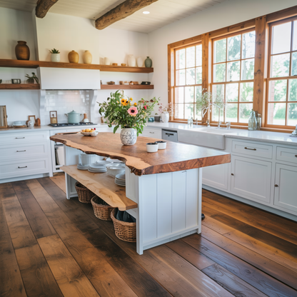 Rustic Kitchen Tabletop Dining Room Furniture Decor
