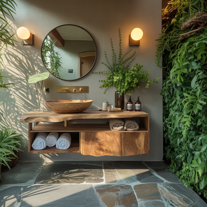 Mid Century Vanity Cabinet For Bathroom Furniture