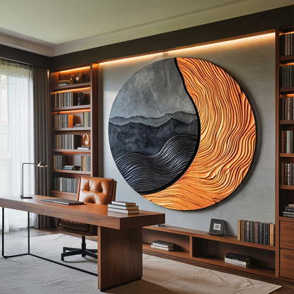 Handcrafted Large Sculpture Wall For Furniture Wall Art