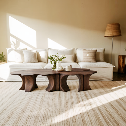 Rustic Coffee Table For Wooden Home Atmosphere
