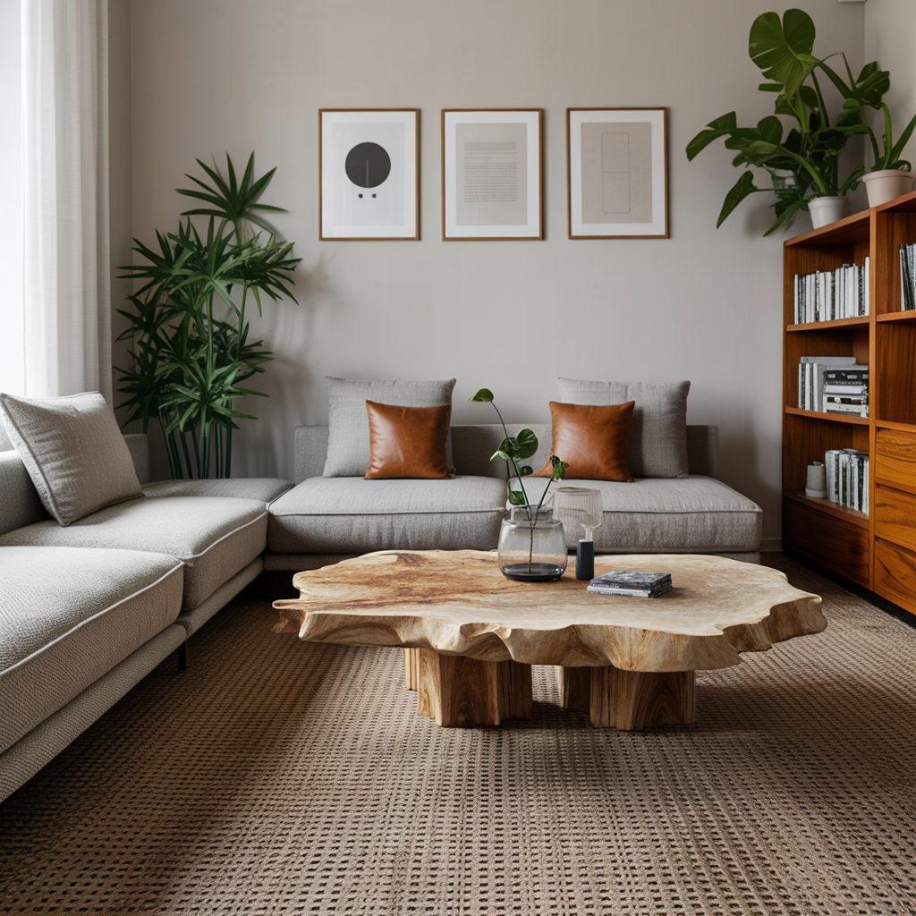 Handcrafted Coffee Table For Unique Living Room