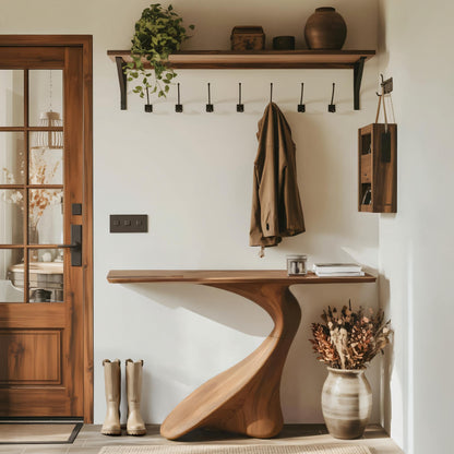 Rustic Chic Console Table Entryway Design