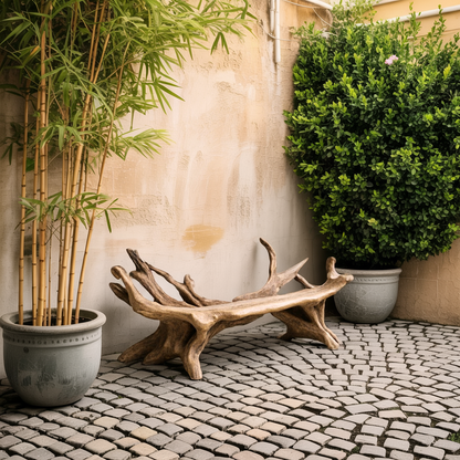 Handcrafted Live Edge Bench For Entryway Design