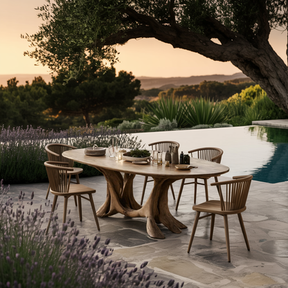 Rustic Dining Table For Inviting Kitchen Setup