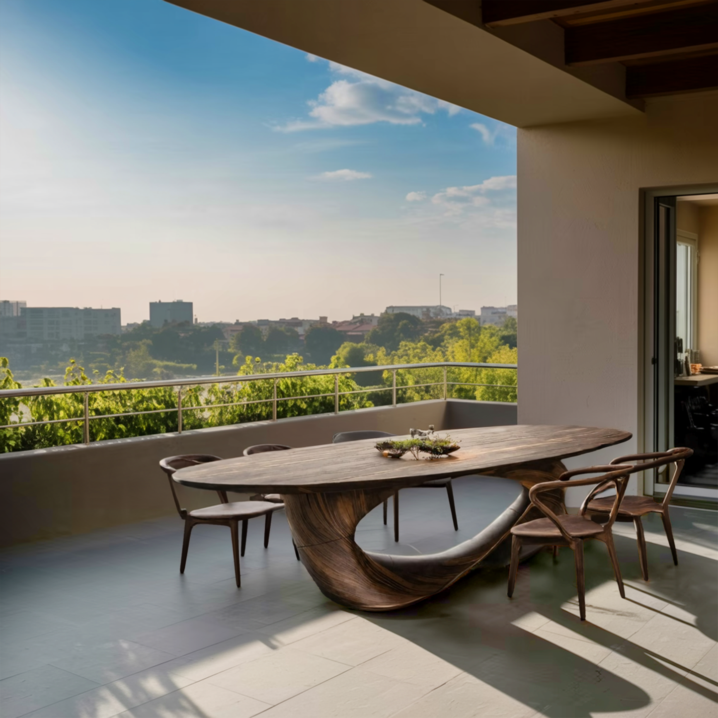 Handcrafted Dining Table For Unique Kitchen Decor