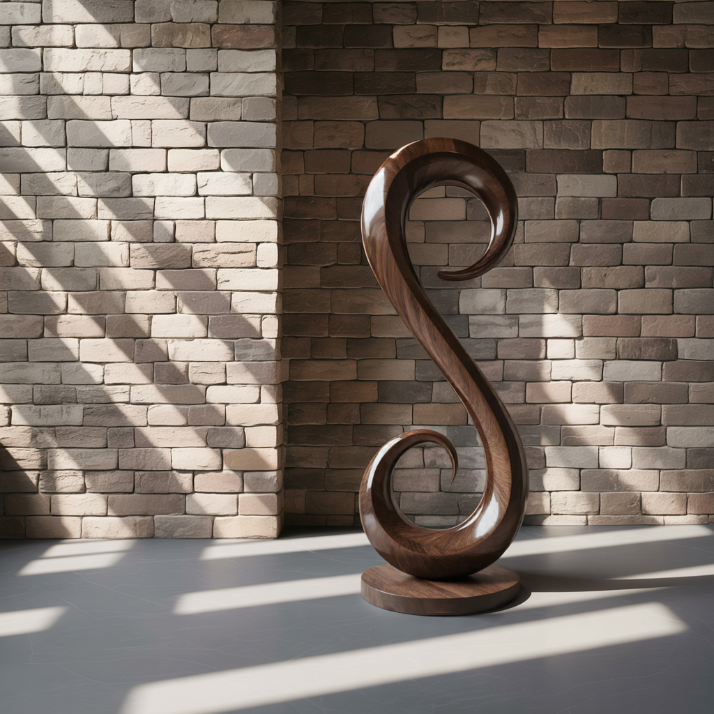 Handcrafted Organic Contemporary Landscape Sculpture For Home Decor