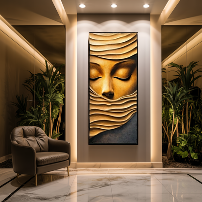 Mid Century Wood Wall Sculpture For Furniture Design