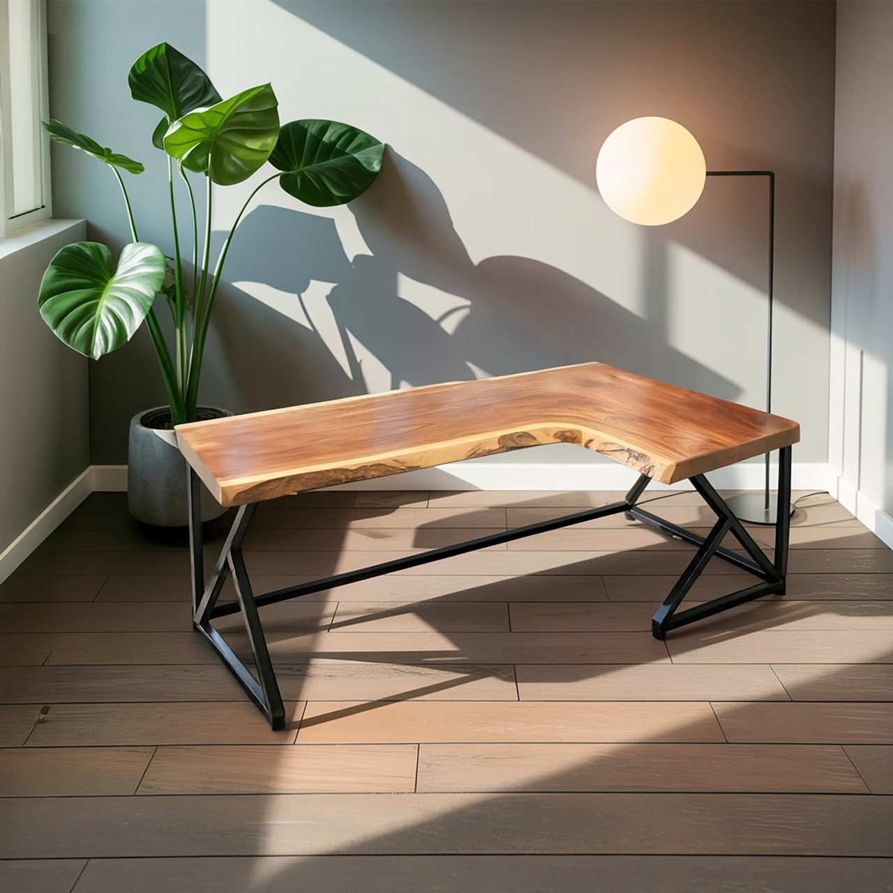 Modern L Shaped Corner Desk For Home Office Setup