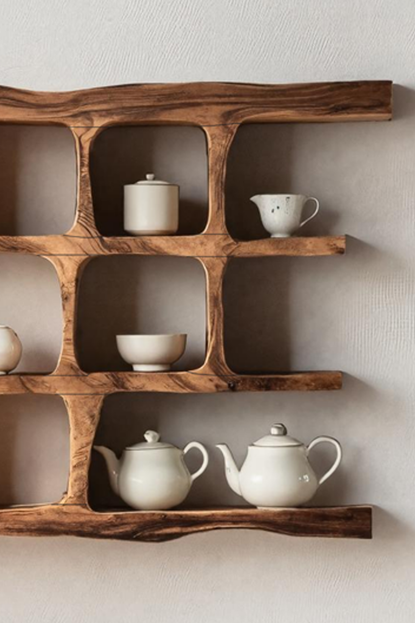 Mid Century Solid Wood Bookshelf For Bedroom Decor