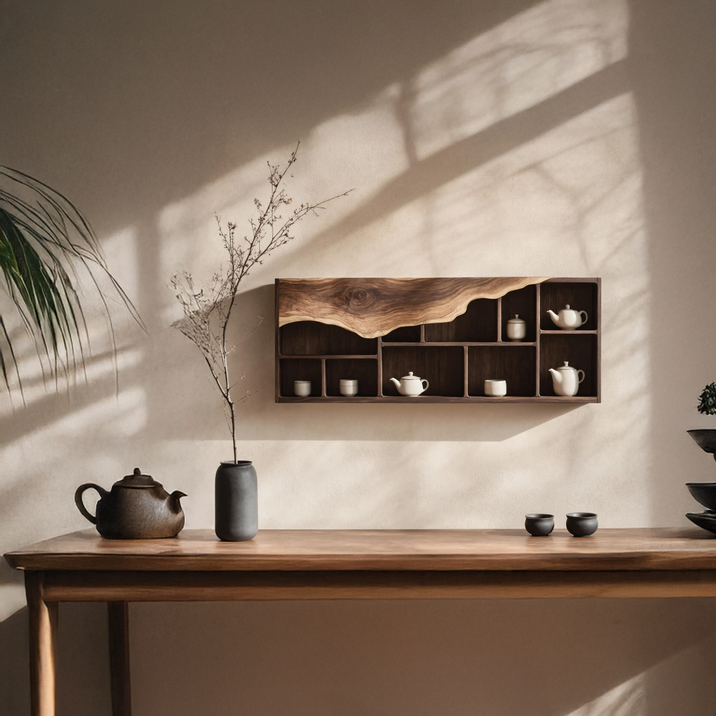 Farmhouse Bookshelf In Solid Wood For Living Room Style