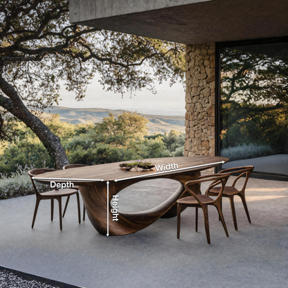 Handcrafted Dining Table For Unique Kitchen Decor