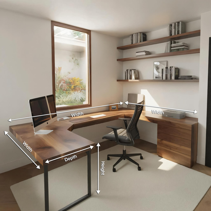 Modern U Shaped Desk For Home Office Use