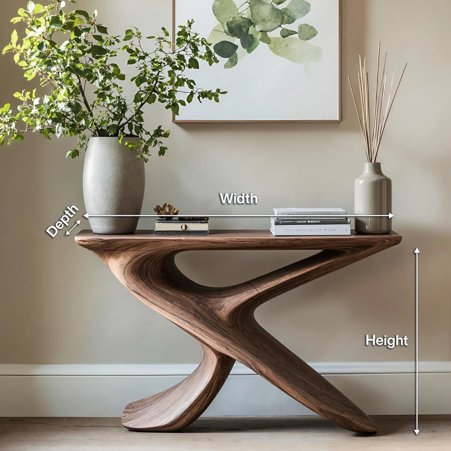 Handcrafted Entryway Table Furniture Decor