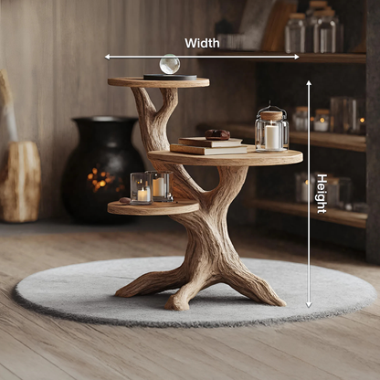 Mid Century Round End Table For Entryway Design Gothic Halloween Decor