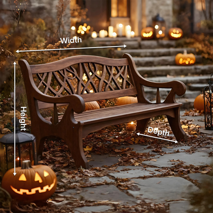 Mid Century Wooden Bench For Stylish Living Room Furniture Decor