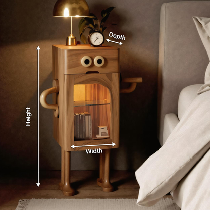 Whimsical Robot Nightstand For Kids Bedroom Or Playroom