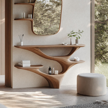 Mid Century Vanity Table For Bedroom And Bathroom Design