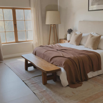 Minimalist End Of Bed Bench For Bedroom Entryway