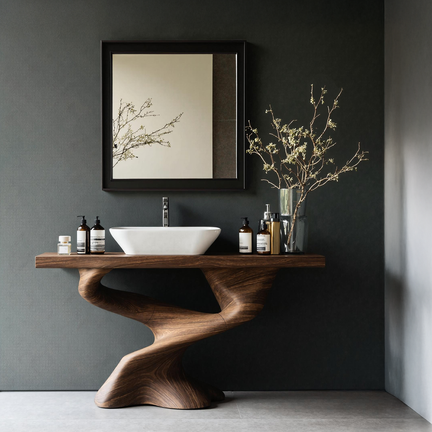 Handcrafted Solid Vanity For Unique Bathroom Design