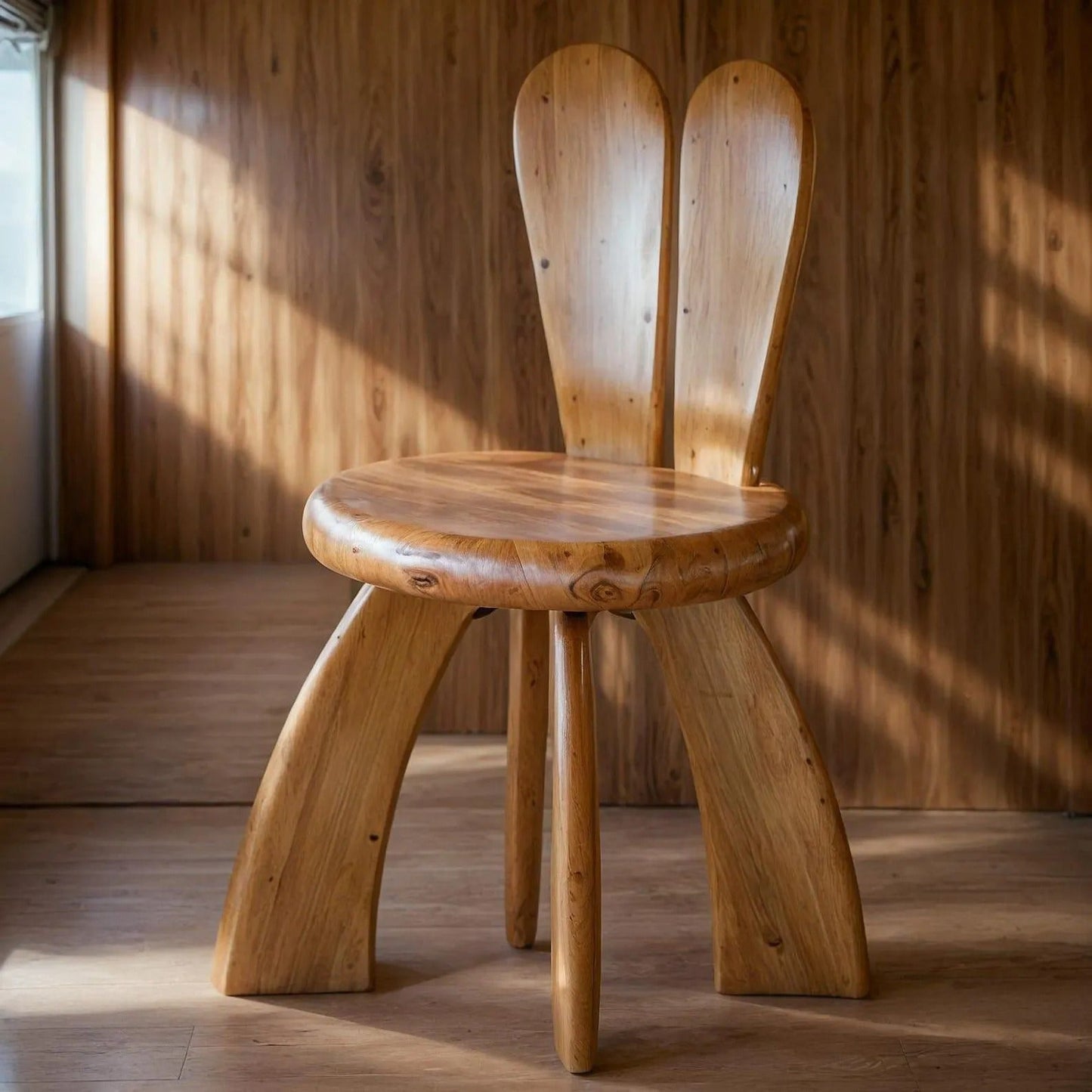 Whimsical Bunny Kids Chair For Playroom Or Reading Nook