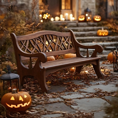 Mid Century Wooden Bench For Stylish Living Room Furniture Decor