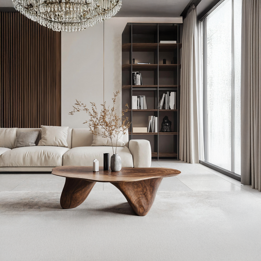 Handcrafted Low Table For Sophisticated Interiors