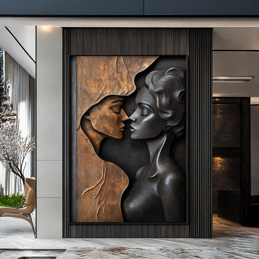 Rustic Wood Wall Sculpture For Bedroom Wall Art Design