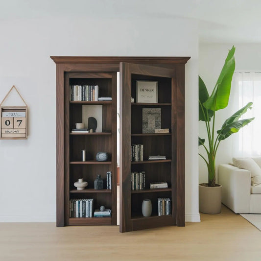 Modern Hidden Door Bookshelf For Home Office Or Living Room