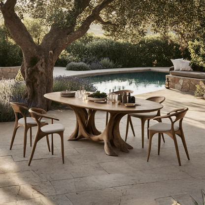 Rustic Dining Table For Inviting Kitchen Setup