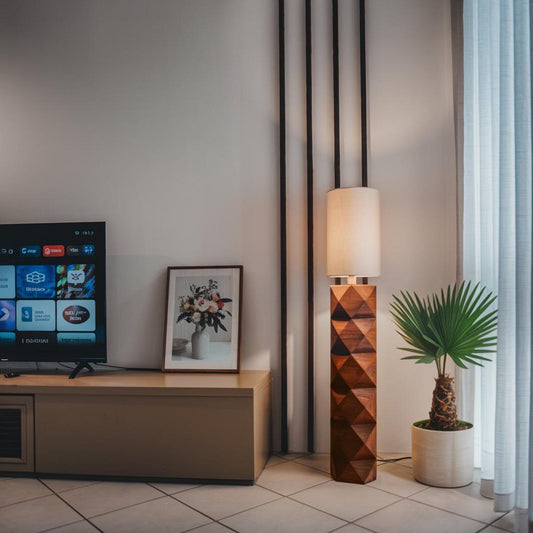 Contemporary Sculptural Lamp Pair For Bedroom And Office