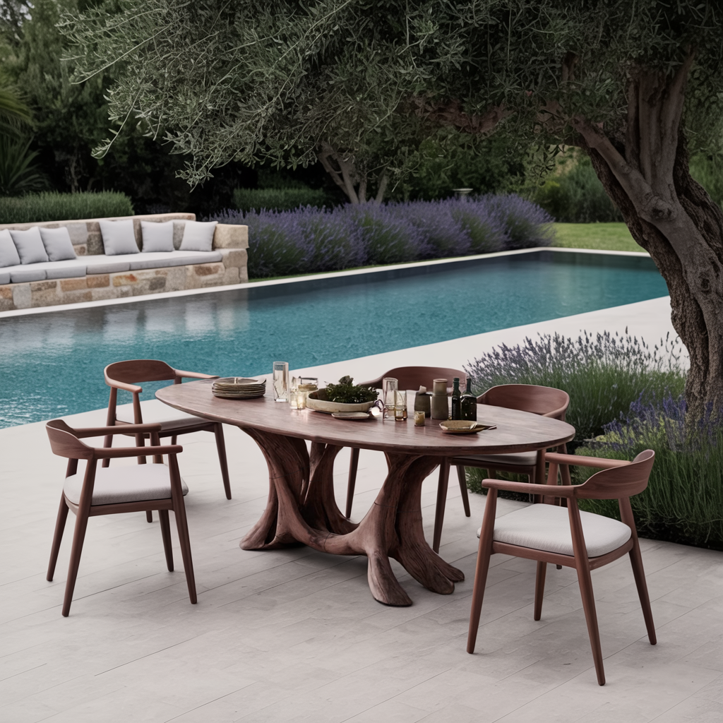 Rustic Dining Table For Inviting Kitchen Setup