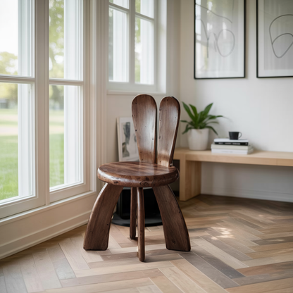 Whimsical Bunny Kids Chair For Playroom Or Reading Nook