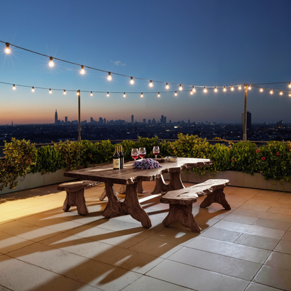 Handcrafted Kitchen Table For Warm Rustic Homes