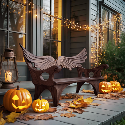 Handcrafted Wooden Bench For Living Room Elegant Furniture Decor