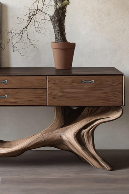 Farmhouse Live Edge Entryway Table For Bedroom Cozy Decor Ideas