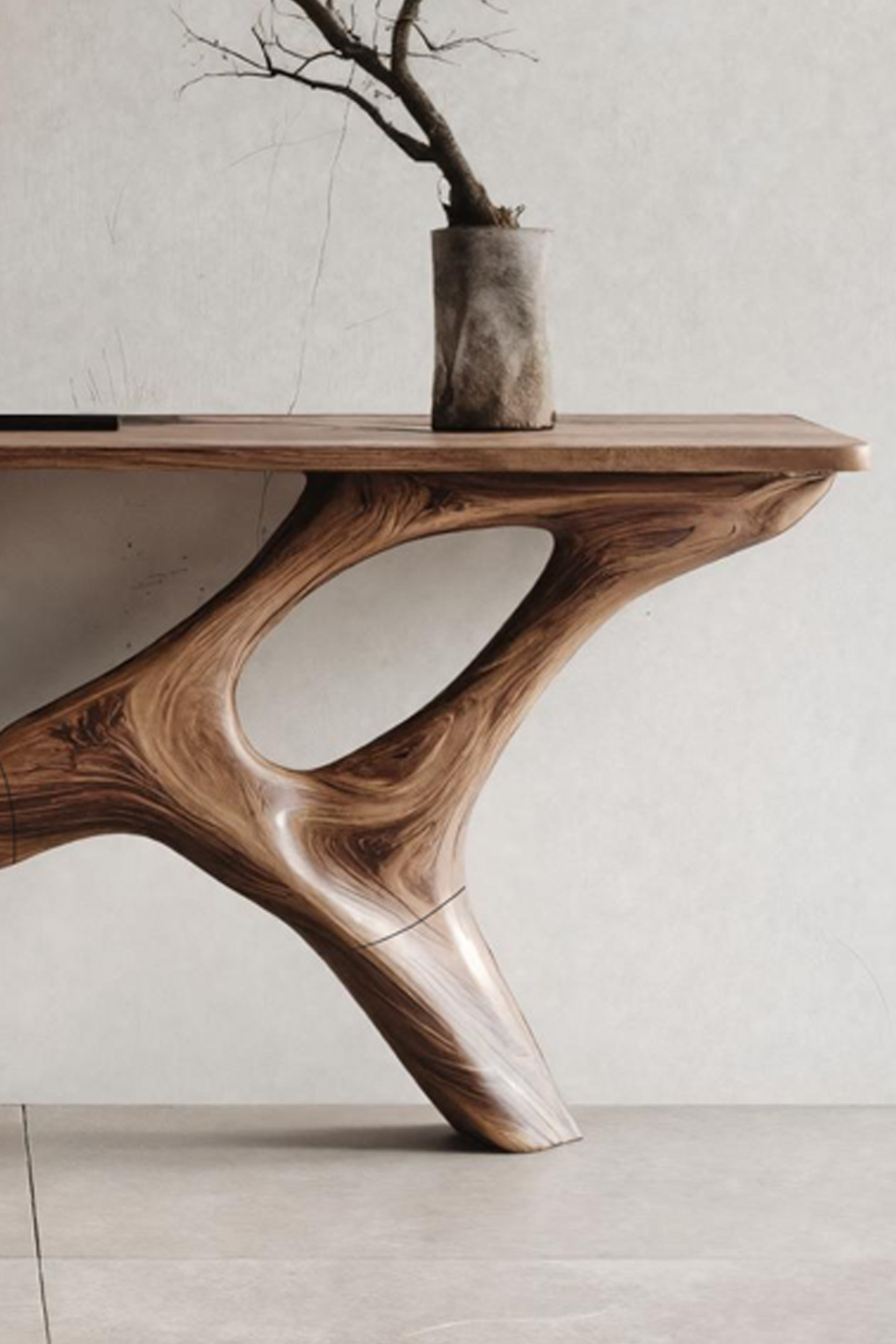 Rustic Live Edge Entryway Table For Bedroom Cozy And Warm Accent