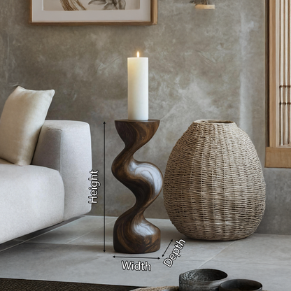 Mid Century Candle Holder For Living Room Modern Decor