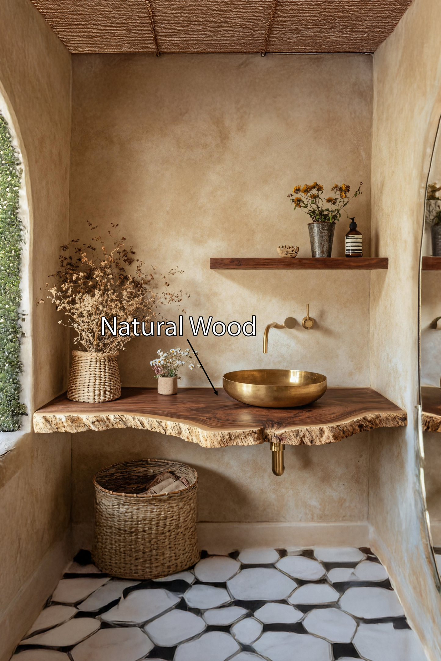 Farmhouse Style Floating Vanity For Modern Bathroom