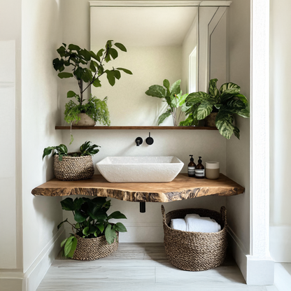 Farmhouse Bathroom Vanity For Natural Furniture Decor