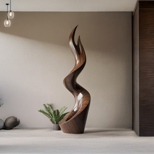 Mid Century Abstract Sculpture For Furniture Wall Art